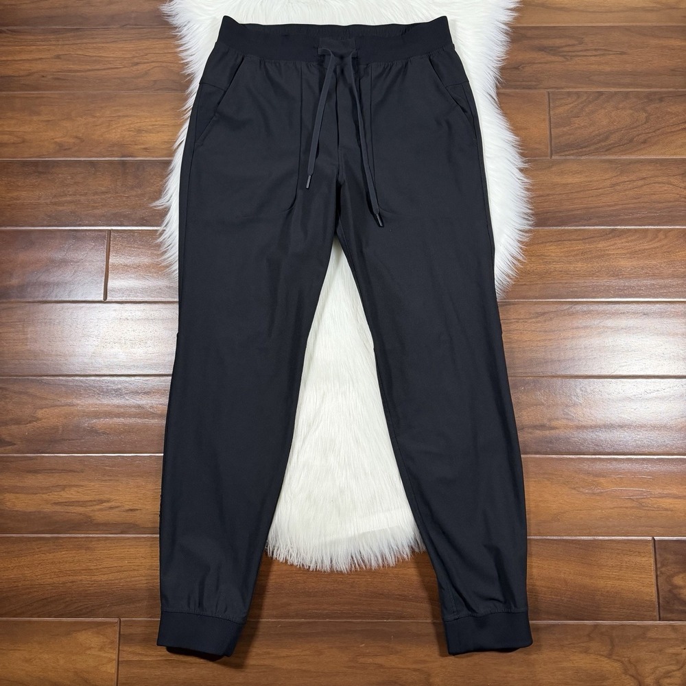 Lululemon Men's Size Large Black ABC Skinny Fit Jogger Pants Warpstreme M5AOLS